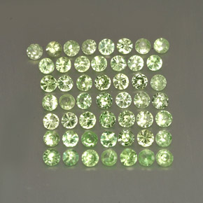 Achetez naturel ct vert grenat tsavorite gems, coupe roude, en provenance tanzanie chez gemselect. en stock, livraison internationale!