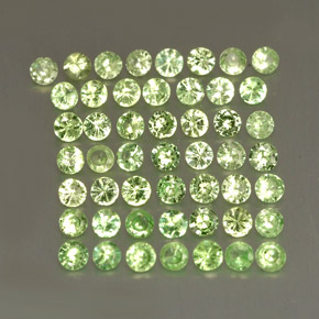 Achetez naturel ct vert grenat tsavorite gems, coupe roude, en provenance tanzanie chez gemselect. en stock, livraison internationale!