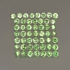 Achetez naturel ct vert grenat tsavorite gems, coupe roude, en provenance tanzanie chez gemselect. en stock, livraison internationale!