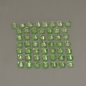 Achetez naturel ct vert grenat tsavorite gems, coupe roude, en provenance tanzanie chez gemselect. en stock, livraison internationale!