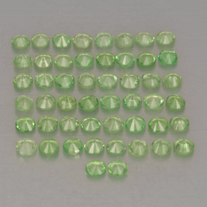 Achetez naturel ct Vert Grenat Tsavorite gems, Coupe roude, En provenance Tanzanie chez GemSelect. En stock, livraison internationale!