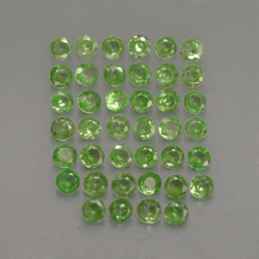 Achetez naturel ct vert grenat tsavorite gems, coupe roude, en provenance tanzanie chez gemselect. en stock, livraison internationale!