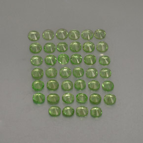 Achetez naturel ct vert grenat tsavorite gems, coupe roude, en provenance tanzanie chez gemselect. en stock, livraison internationale!