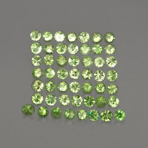 Achetez naturel ct vert grenat tsavorite gems, coupe roude, en provenance tanzanie chez gemselect. en stock, livraison internationale!