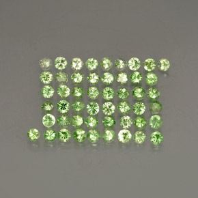 Achetez naturel ct Vert clair Grenat Tsavorite gems, Coupe roude, En provenance Tanzanie chez GemSelect. En stock, livraison internationale!