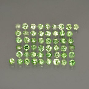 Achetez naturel ct Vert clair Grenat Tsavorite gems, Coupe roude, En provenance Tanzanie chez GemSelect. En stock, livraison internationale!