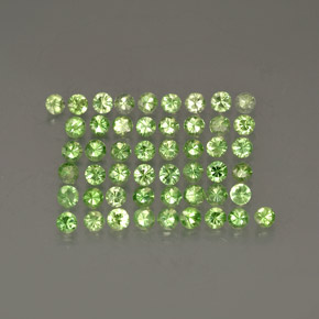 Achetez naturel ct vert grenat tsavorite gems, coupe roude, en provenance tanzanie chez gemselect. en stock, livraison internationale!
