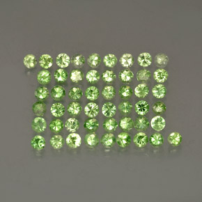 Achetez naturel ct vert grenat tsavorite gems, coupe roude, en provenance tanzanie chez gemselect. en stock, livraison internationale!