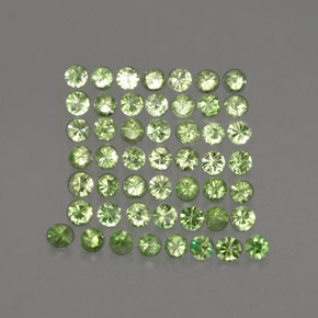 Achetez naturel ct vert grenat tsavorite gems, coupe roude, en provenance tanzanie chez gemselect. en stock, livraison internationale!