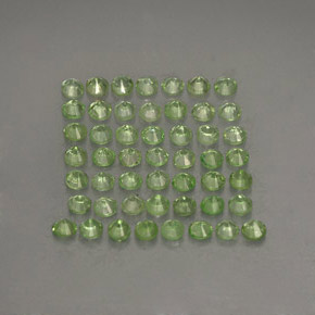 Achetez naturel ct vert grenat tsavorite gems, coupe roude, en provenance tanzanie chez gemselect. en stock, livraison internationale!