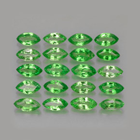 Achetez naturel 3,67ct vert grenat tsavorite gems, marquise, en provenance tanzanie chez gemselect. en stock, livraison internationale!