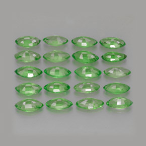 Achetez naturel 3,67ct vert grenat tsavorite gems, marquise, en provenance tanzanie chez gemselect. en stock, livraison internationale!