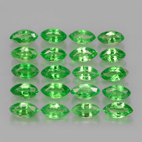 Achetez naturel ct vert grenat tsavorite gems, marquise, en provenance tanzanie chez gemselect. en stock, livraison internationale!