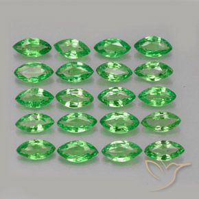 3.12ctw Naturel Vert moyen Grenat Tsavorite, Marquise, VS