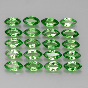 Achetez naturel 3,60ct vert grenat tsavorite gems, marquise, en provenance tanzanie chez gemselect. en stock, livraison internationale!