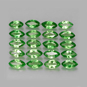 Achetez naturel 3,60ct vert grenat tsavorite gems, marquise, en provenance tanzanie chez gemselect. en stock, livraison internationale!
