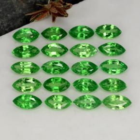 Achetez naturel 3,86ct vert grenat tsavorite gems, marquise, en provenance tanzanie chez gemselect. en stock, livraison internationale!