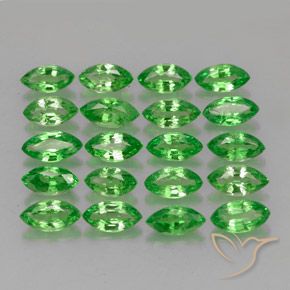 Achetez naturel 3.49ct Vert moyen Grenat Tsavorite gems, Marquise, En provenance Tanzanie chez GemSelect. En stock, livraison internationale!