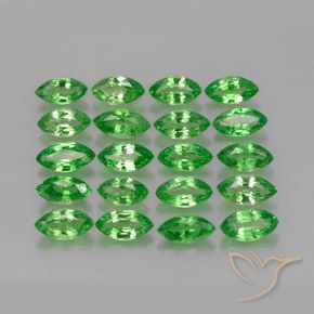 Achetez naturel 3.49ct Vert moyen Grenat Tsavorite gems, Marquise, En provenance Tanzanie chez GemSelect. En stock, livraison internationale!