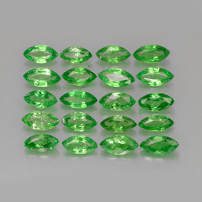 Achetez naturel 3,40ct vert grenat tsavorite gems, marquise, en provenance tanzanie chez gemselect. en stock, livraison internationale!