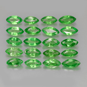 Achetez naturel 3,40ct vert grenat tsavorite gems, marquise, en provenance tanzanie chez gemselect. en stock, livraison internationale!