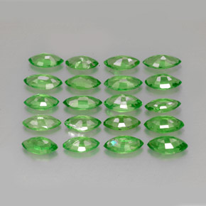 Achetez naturel 3,40ct vert grenat tsavorite gems, marquise, en provenance tanzanie chez gemselect. en stock, livraison internationale!