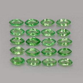 Achetez naturel 3,00ct vert grenat tsavorite gems, marquise, en provenance tanzanie chez gemselect. en stock, livraison internationale!