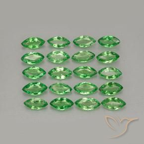 3.05ctw Naturel Vert moyen Grenat Tsavorite, Marquise, VS