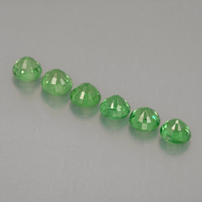 Achetez naturel ct vert grenat tsavorite gems, coupe roude, en provenance tanzanie chez gemselect. en stock, livraison internationale!