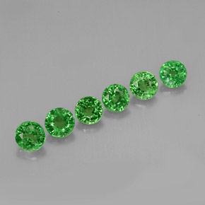 Achetez naturel ct vert grenat tsavorite gems, coupe roude, en provenance tanzanie chez gemselect. en stock, livraison internationale!