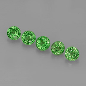 Achetez naturel ct vert grenat tsavorite gems, coupe roude, en provenance tanzanie chez gemselect. en stock, livraison internationale!