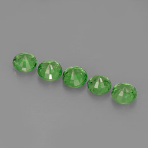 Achetez naturel ct vert grenat tsavorite gems, coupe roude, en provenance tanzanie chez gemselect. en stock, livraison internationale!