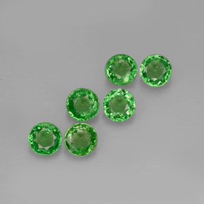 Achetez naturel ct vert grenat tsavorite gems, coupe roude, en provenance tanzanie chez gemselect. en stock, livraison internationale!