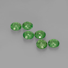 Achetez naturel ct vert grenat tsavorite gems, coupe roude, en provenance tanzanie chez gemselect. en stock, livraison internationale!