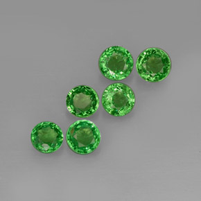 Achetez naturel ct vert grenat tsavorite gems, coupe roude, en provenance tanzanie chez gemselect. en stock, livraison internationale!