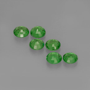 Achetez naturel ct vert grenat tsavorite gems, coupe roude, en provenance tanzanie chez gemselect. en stock, livraison internationale!