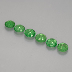 Achetez naturel ct vert grenat tsavorite gems, coupe roude, en provenance tanzanie chez gemselect. en stock, livraison internationale!