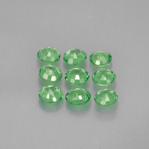 Achetez naturel ct vert grenat tsavorite gems, coupe roude, en provenance tanzanie chez gemselect. en stock, livraison internationale!
