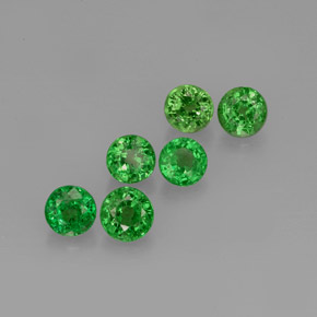 Achetez naturel ct Vert chrome Grenat Tsavorite gems, Coupe roude, En provenance Tanzanie chez GemSelect. En stock, livraison internationale!