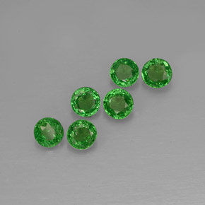 Achetez naturel ct Vert chrome Grenat Tsavorite gems, Coupe roude, En provenance Tanzanie chez GemSelect. En stock, livraison internationale!