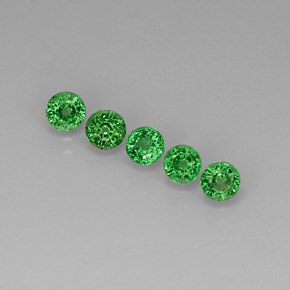 Achetez naturel ct vert grenat tsavorite gems, coupe roude, en provenance tanzanie chez gemselect. en stock, livraison internationale!