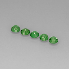Achetez naturel ct vert grenat tsavorite gems, coupe roude, en provenance tanzanie chez gemselect. en stock, livraison internationale!