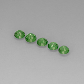 Achetez naturel ct vert grenat tsavorite gems, coupe roude, en provenance tanzanie chez gemselect. en stock, livraison internationale!
