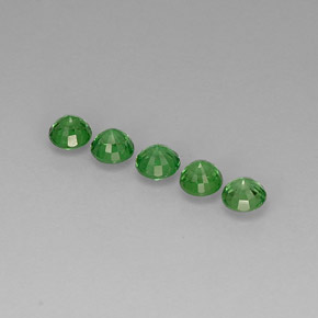 Achetez naturel ct vert grenat tsavorite gems, coupe roude, en provenance tanzanie chez gemselect. en stock, livraison internationale!