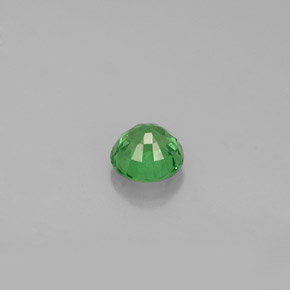 Grenat tsavorite vert naturelle coupe roude, 0,47 ct, VS-SI