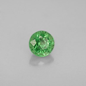 Grenat Tsavorite Vert naturelle Coupe roude, 0.79 ct, VS