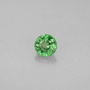 Grenat Tsavorite Vert naturelle Coupe roude, 0.43 ct, VS
