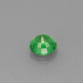 Grenat tsavorite vert naturelle coupe roude, 0,30 ct, VS
