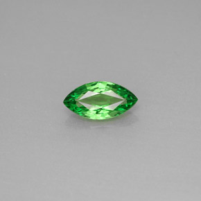 Grenat tsavorite vert naturelle marquise, 0,68 ct, VVS-VS