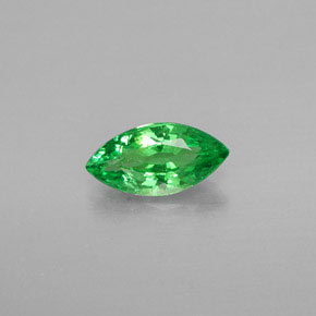 Grenat Tsavorite Vert chrome naturelle Marquise, 0.64 ct, VS-SI